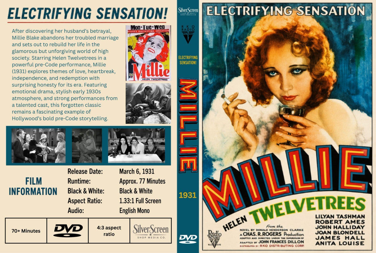 Millie (1931) Pre-Code Drama Romance DVD Collector Edition