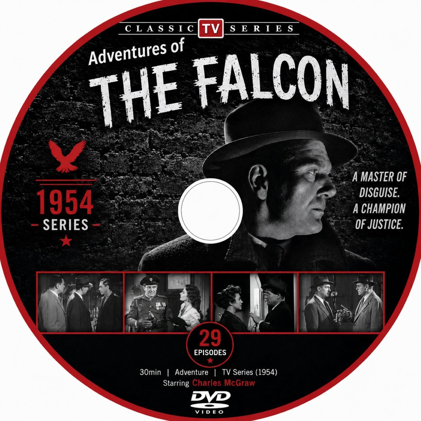 The Adventures of the Falcon 1954 Collectors DVD – 29 Episodes – Classic Crime