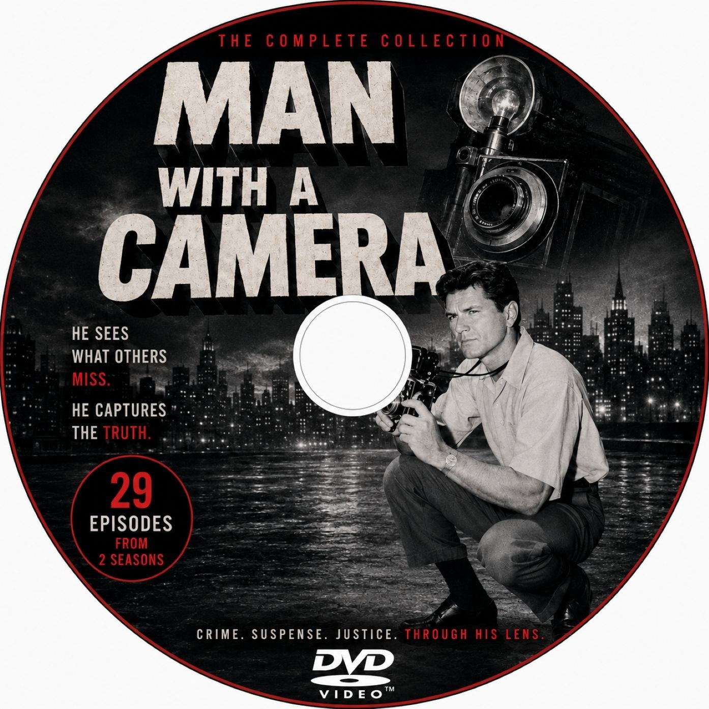 Man with a Camera (1958) Classic TV Series DVD – Complete 29 Episodes