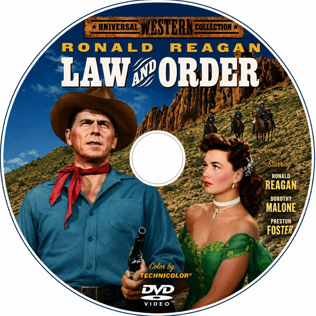 Law and Order 1953 Classic Western TV Series DVD With Cover Art