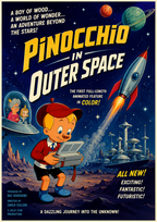 Pinocchio in Outer Space (1965) Animated Sci-Fi Adventure DVD Collector Edition