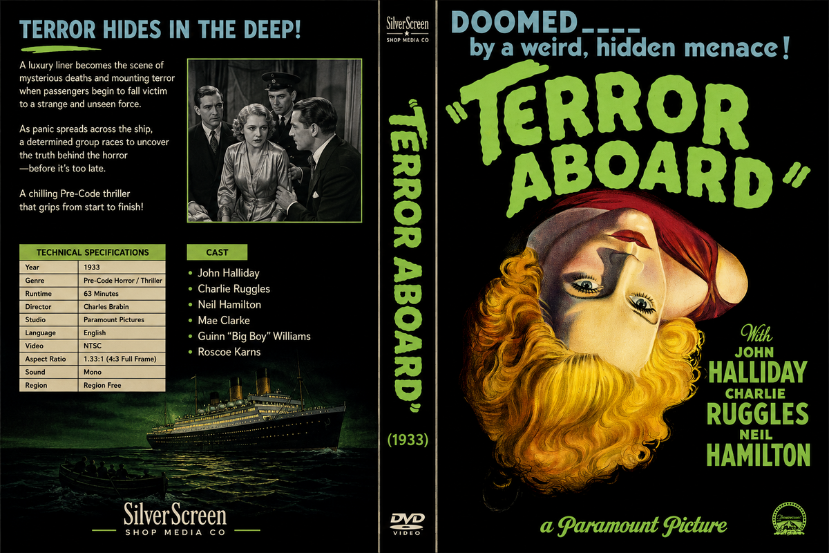 Terror Aboard (1933) Pre-Code Mystery DVD Collector Edition