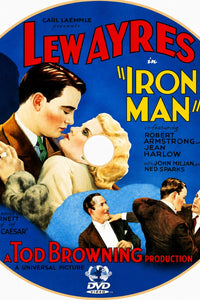 Iron Man 1931 Boxing Drama Film DVD With Cover Art Lew Ayres