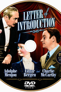 Letter of Introduction 1938 Rare Drama DVD Classic - Collectors Edition