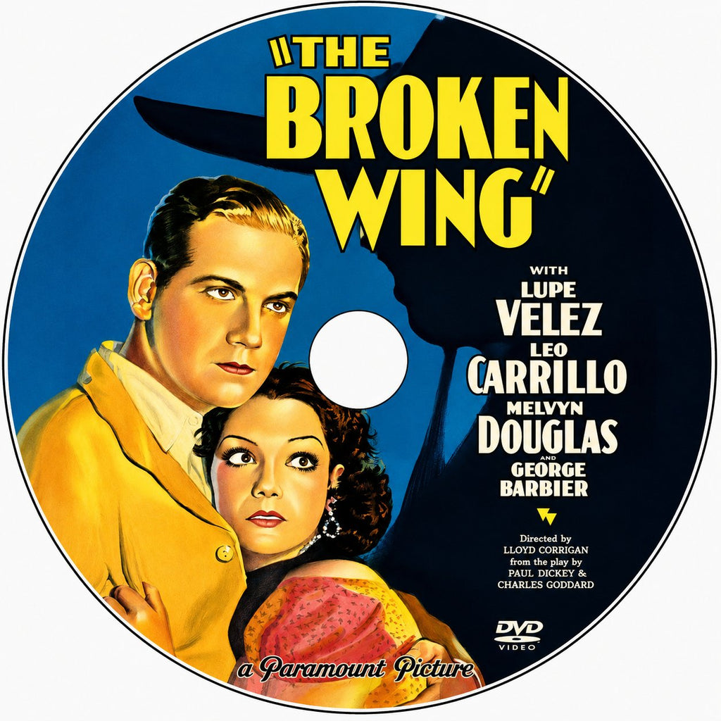 Broken Wing 1932 Adventure Romance Film DVD With Cover Art