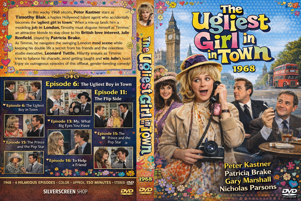 🎬 The Ugliest Girl in Town (1968)  6 Episodes on DVD – Rare Classic Comedy Series