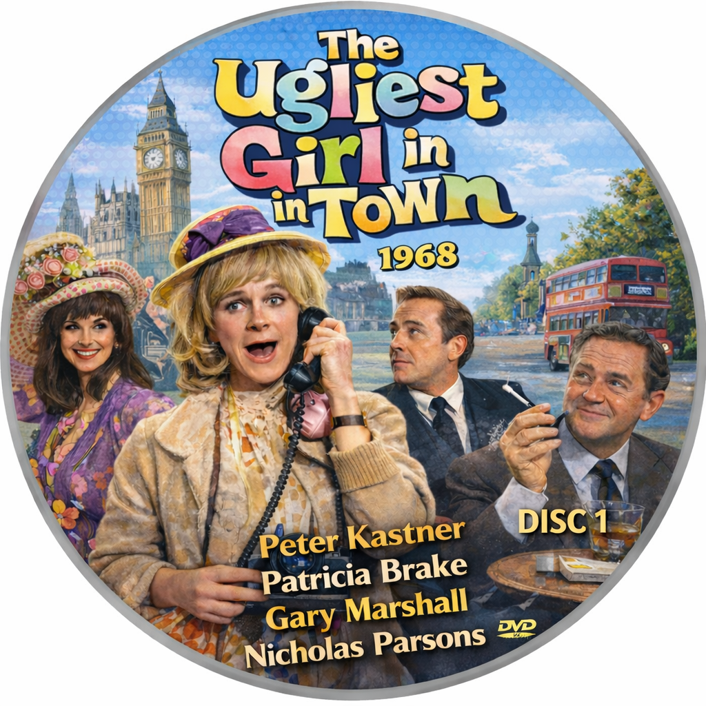 🎬 The Ugliest Girl in Town (1968)  6 Episodes on DVD – Rare Classic Comedy Series