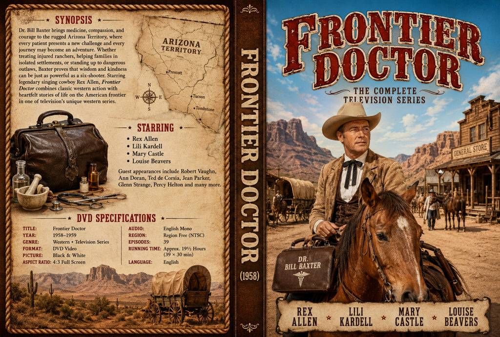 Frontier Doctor (1958) Classic Western TV Series DVD – 39 Episodes
