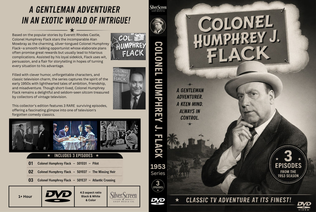 Colonel Humphrey Flack (1953) Classic TV Series DVD – 3 Rare Episodes