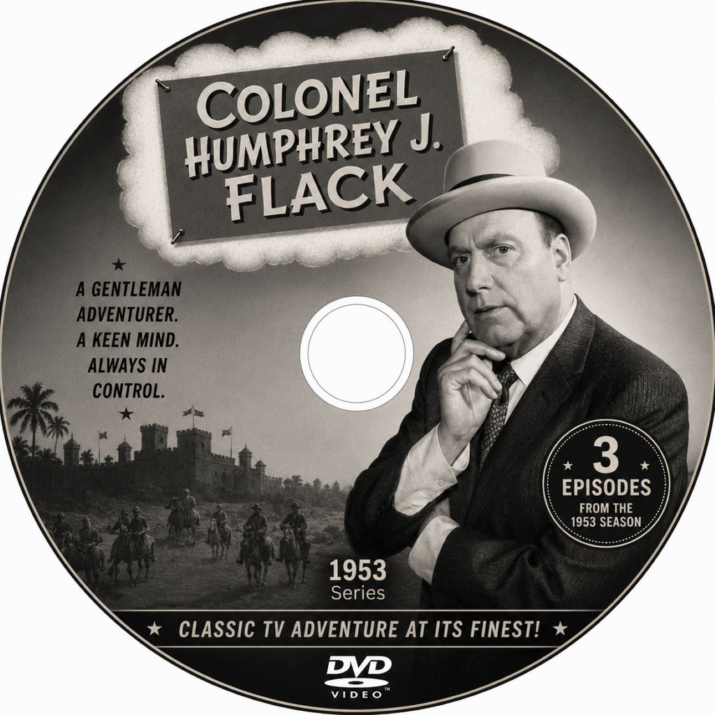 Colonel Humphrey Flack (1953) Classic TV Series DVD – 3 Rare Episodes