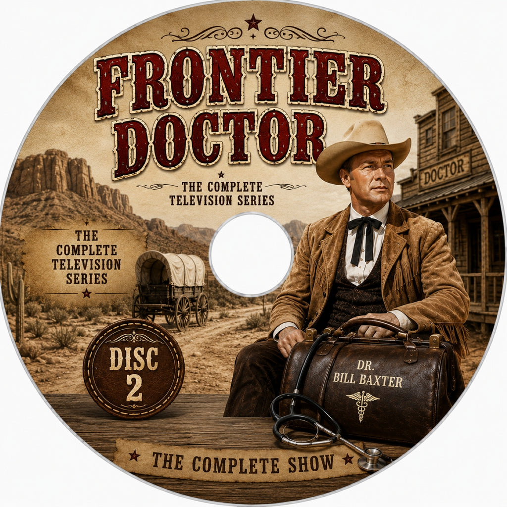Frontier Doctor (1958) Classic Western TV Series DVD – 39 Episodes