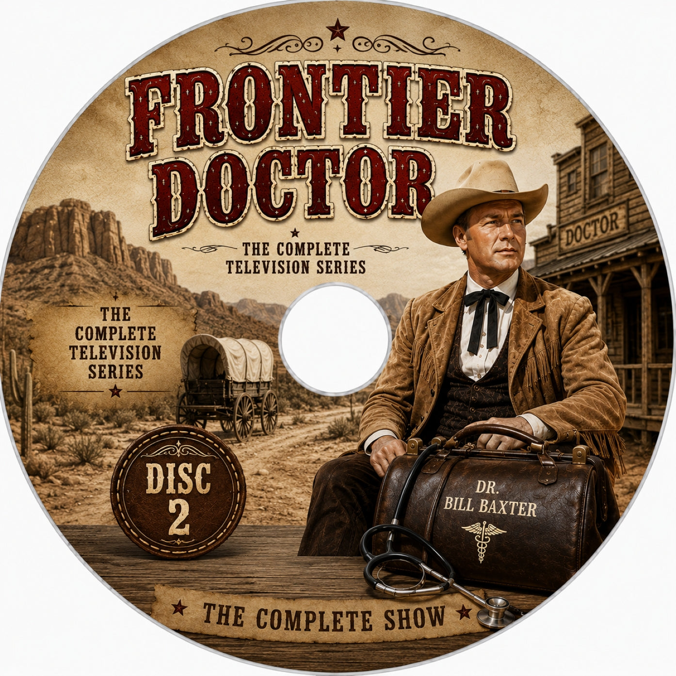 Frontier Doctor (1958) Classic Western TV Series DVD – 39 Episodes