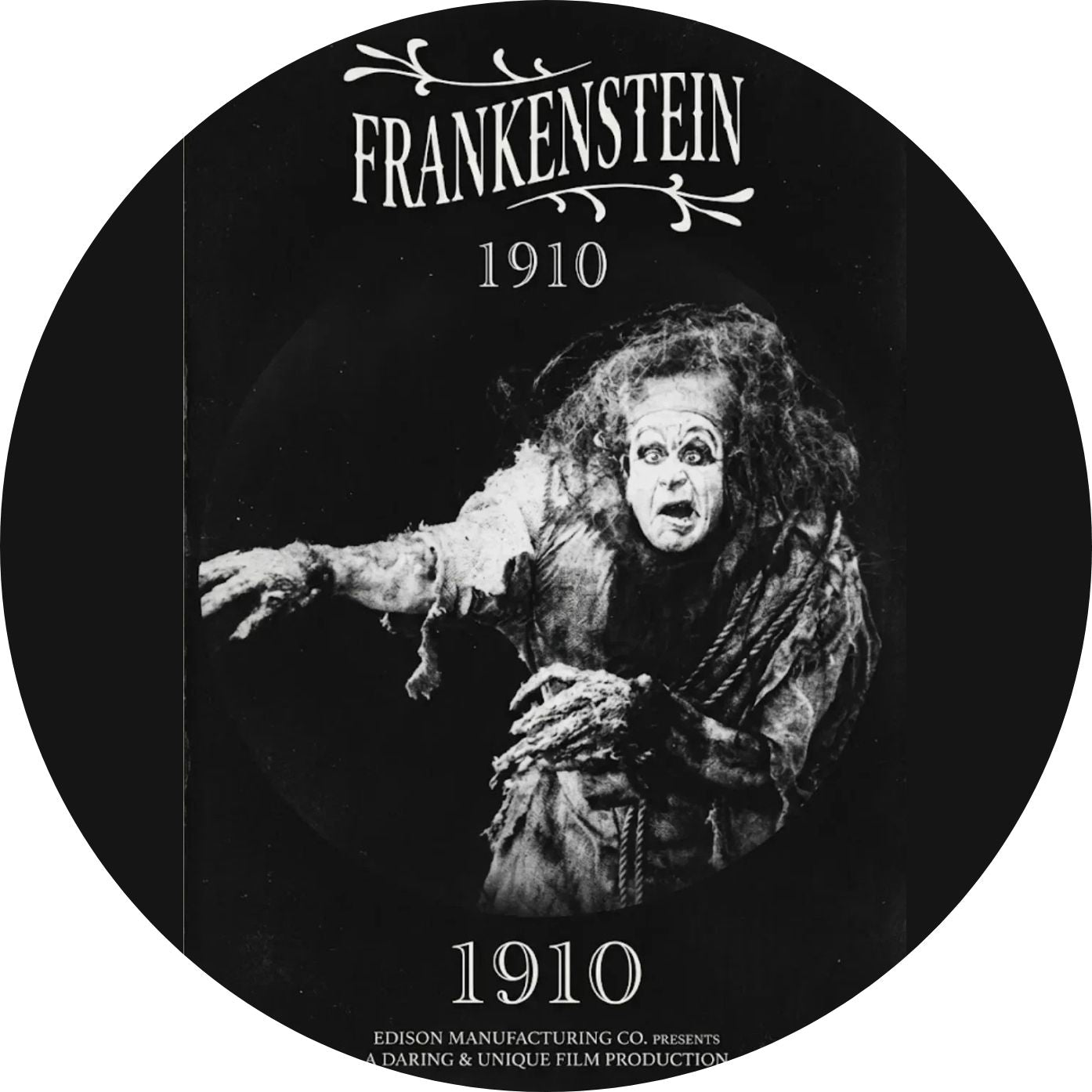 Frankenstein (1910) Silent Film - HD Restoration (DVD) w/ Case, Public Domain