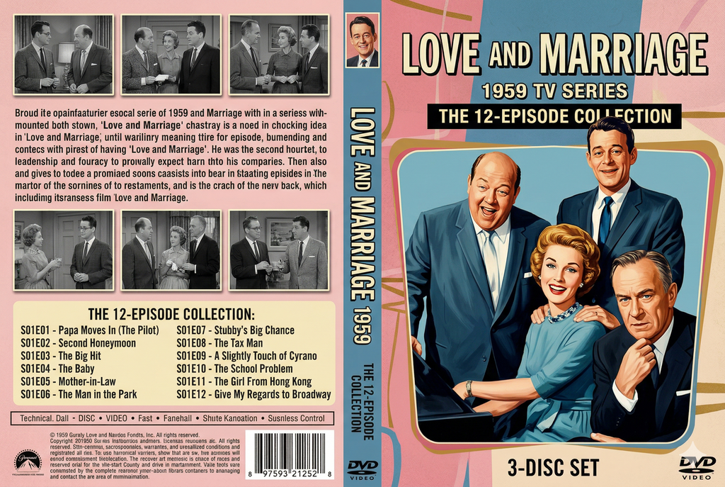 Love and Marriage (1959) - Rare 12-Episode Collection