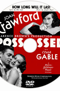 Possessed 1931 Rare Pre-Code Drama DVD Classic