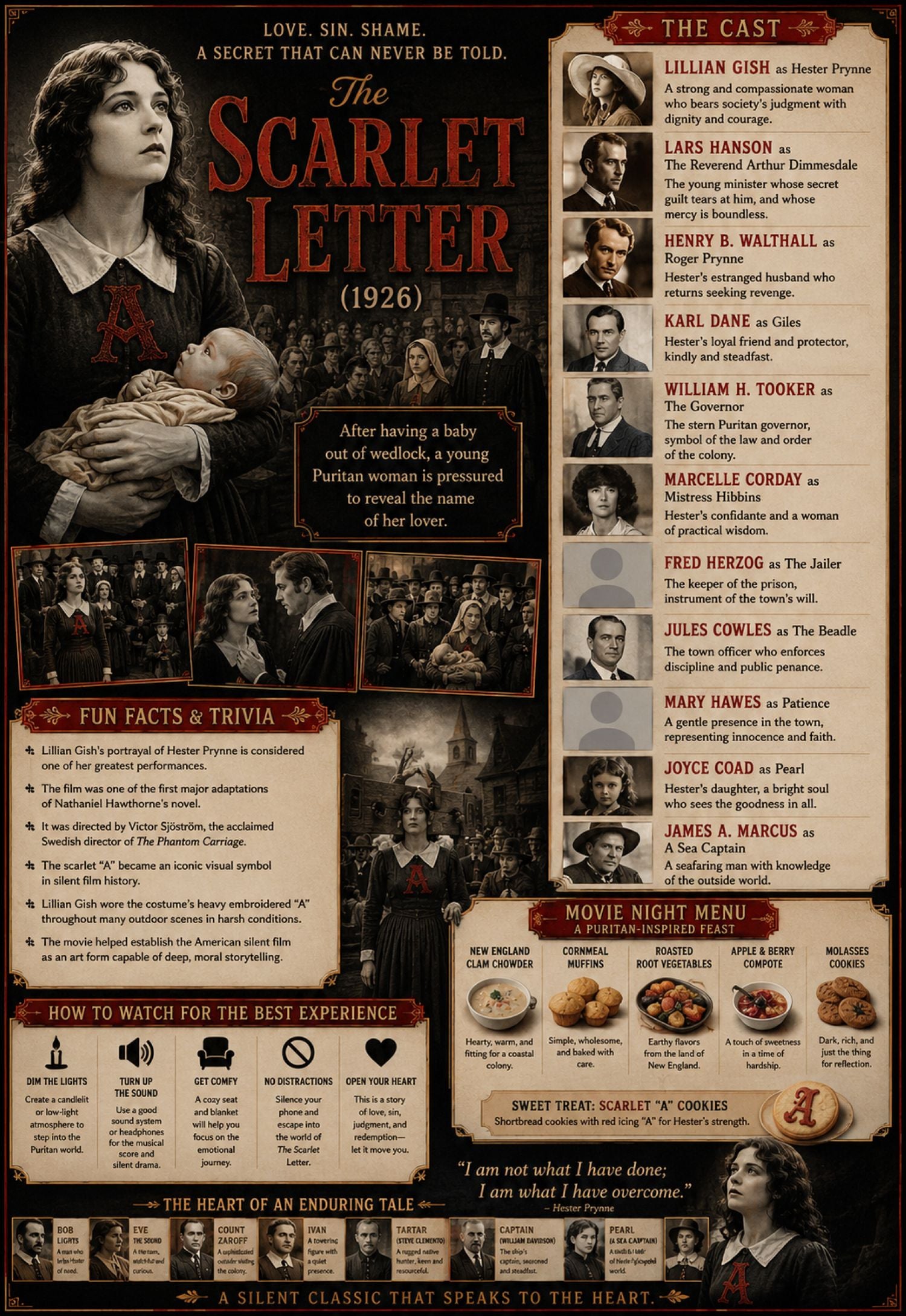 The Scarlet Letter 1926 Rare Silent Literary Drama DVD - Collectors Edition