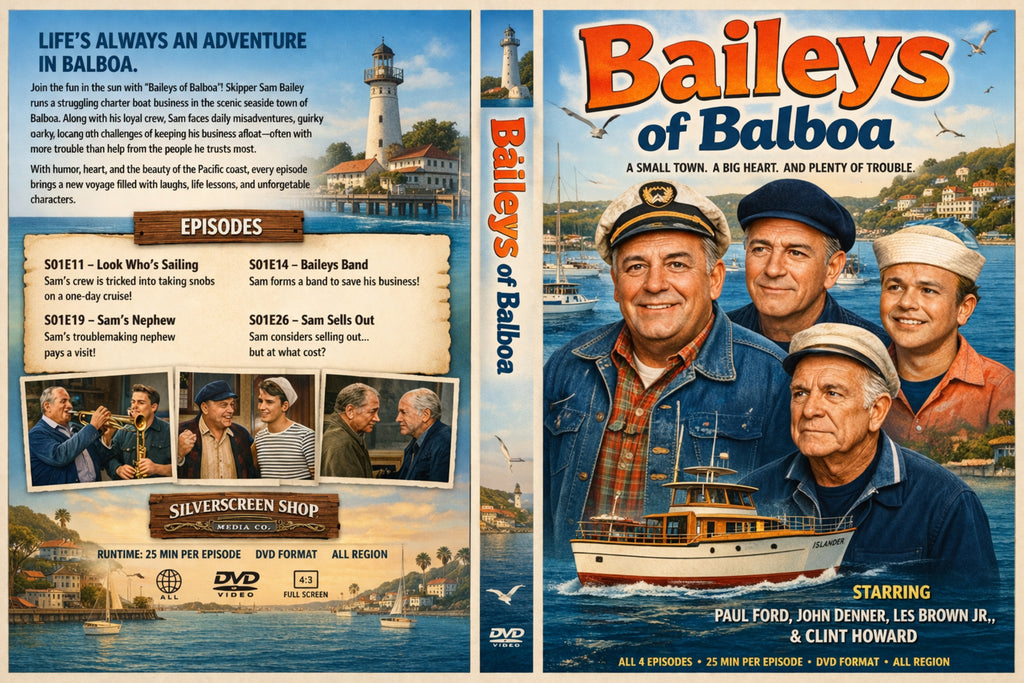 Baileys of Balboa 1964 Classic Comedy TV Series 4 Episodes on DVD