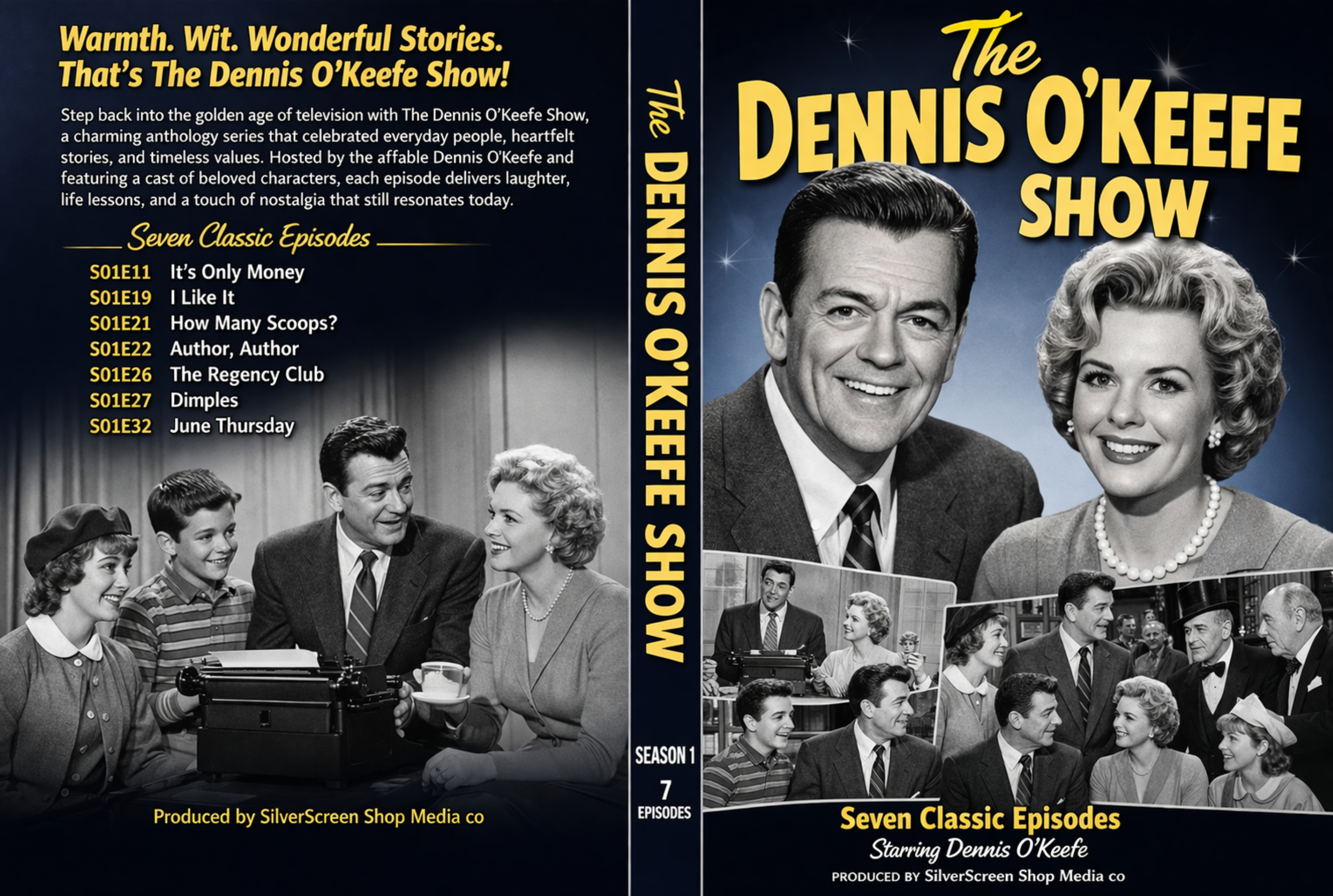 The Dennis O’Keefe Show (1959) Classic TV Comedy 7 Episodes on DVD