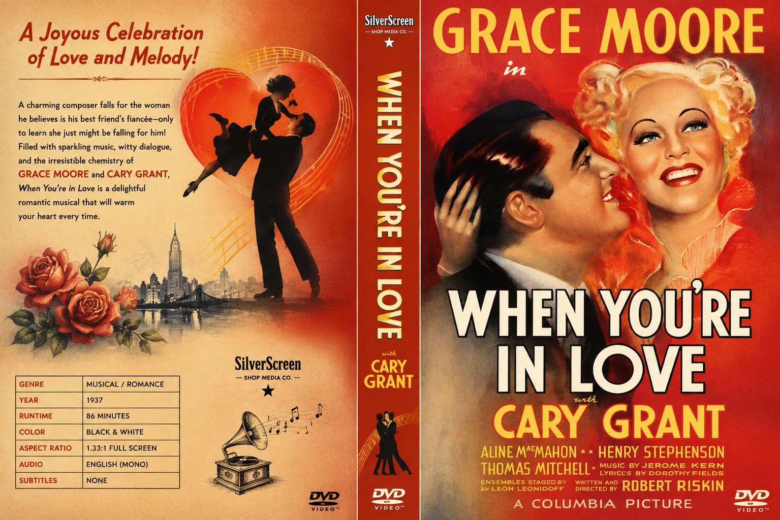 When You're in Love (1937) Musical Romance DVD – Collector's Edition