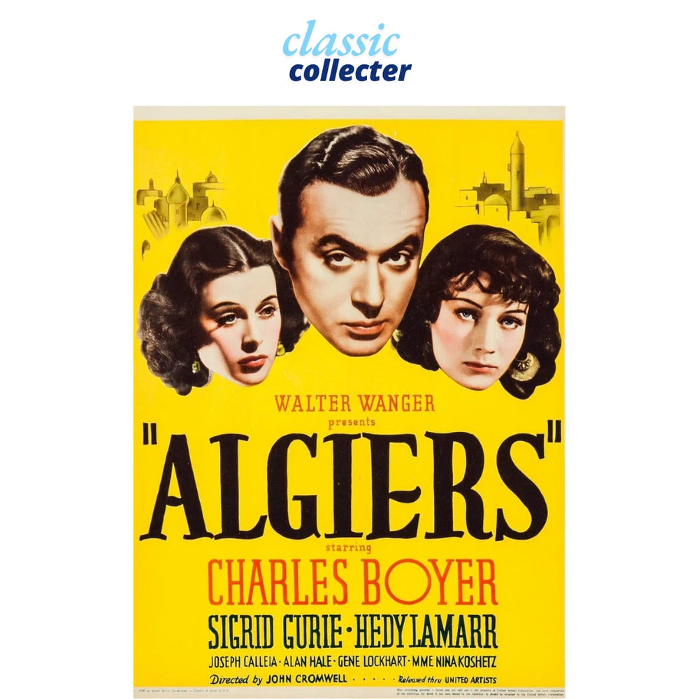Algiers 1938 Classic Crime Romance Film Starring Charles Boyer on DVD