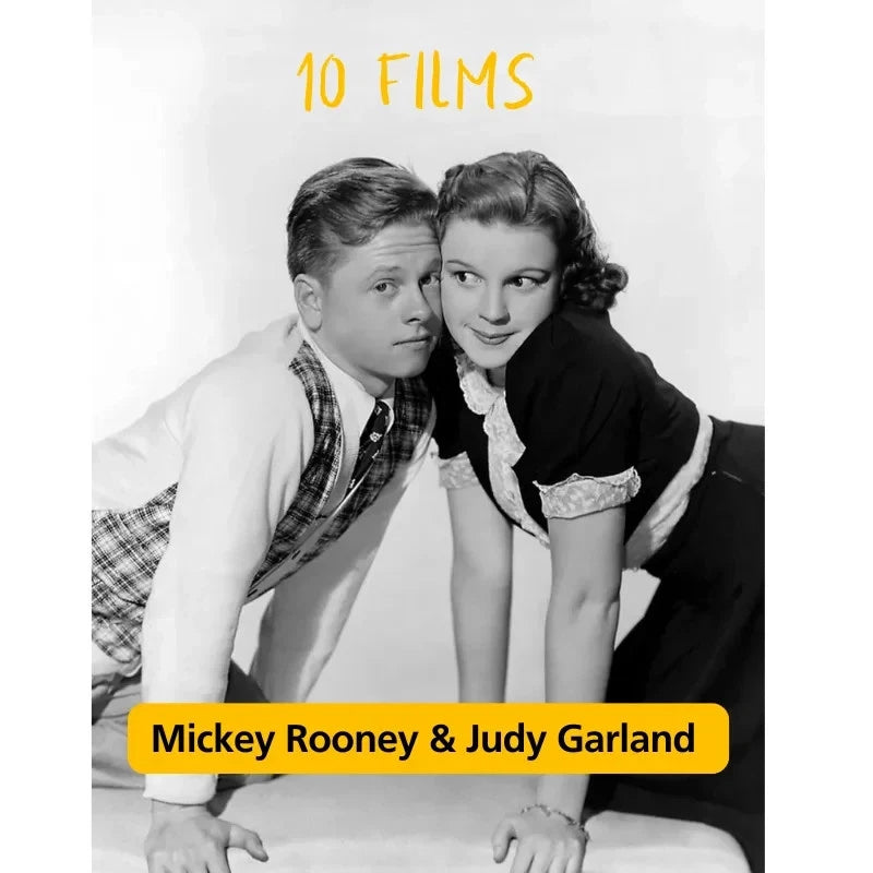 Judy Garland Mickey Rooney 10 Film Collection Rare Classic DVD Set