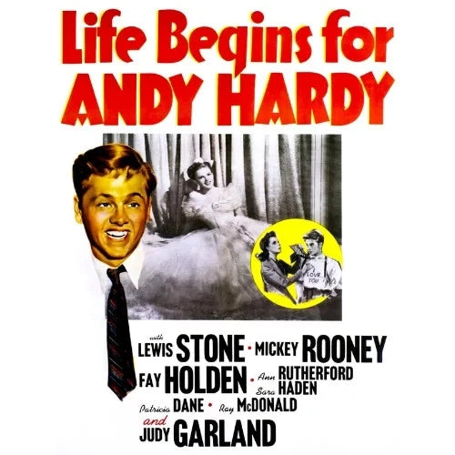 Life Begins for Andy Hardy 1941 Rare Comedy DVD Mickey Rooney Classic Film