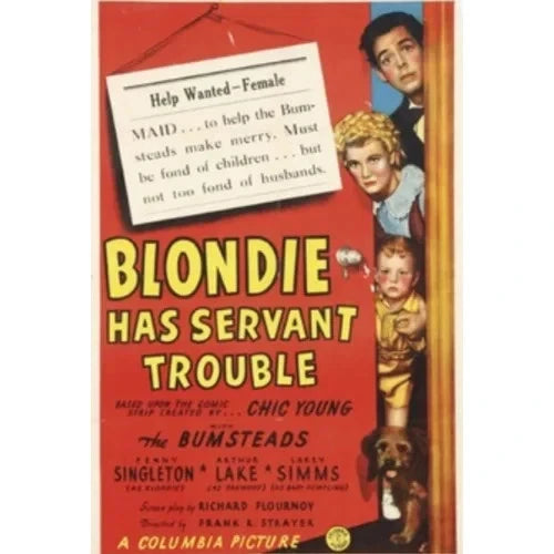 Blondie Has Servant Trouble 1940 Rare Comedy DVD Classic