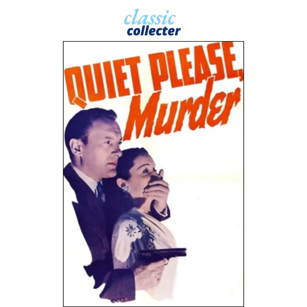 Quiet Please Murder 1942 Classic Film Noir Crime Drama on DVD