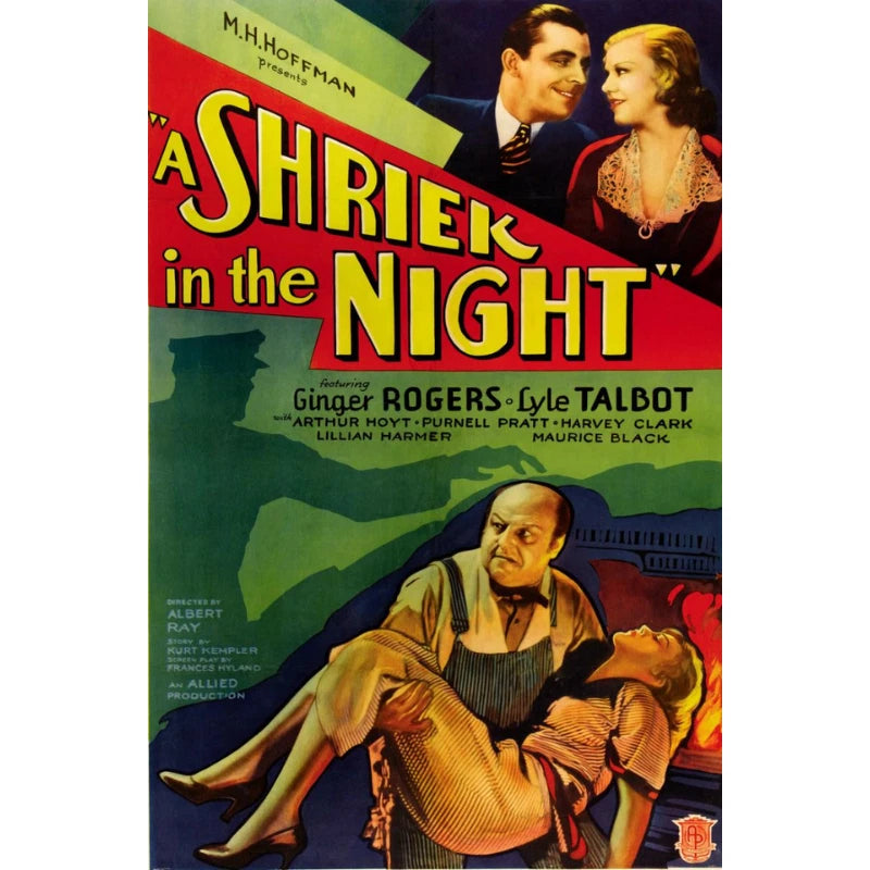 A Shriek in the Night 1933 Rare Mystery Thriller DVD Classic