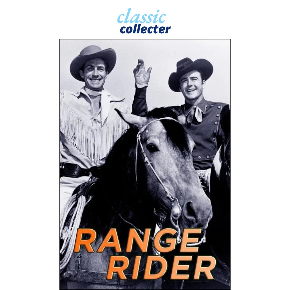 The Range Rider 1951 Classic Western TV Series 78 Episodes on USB