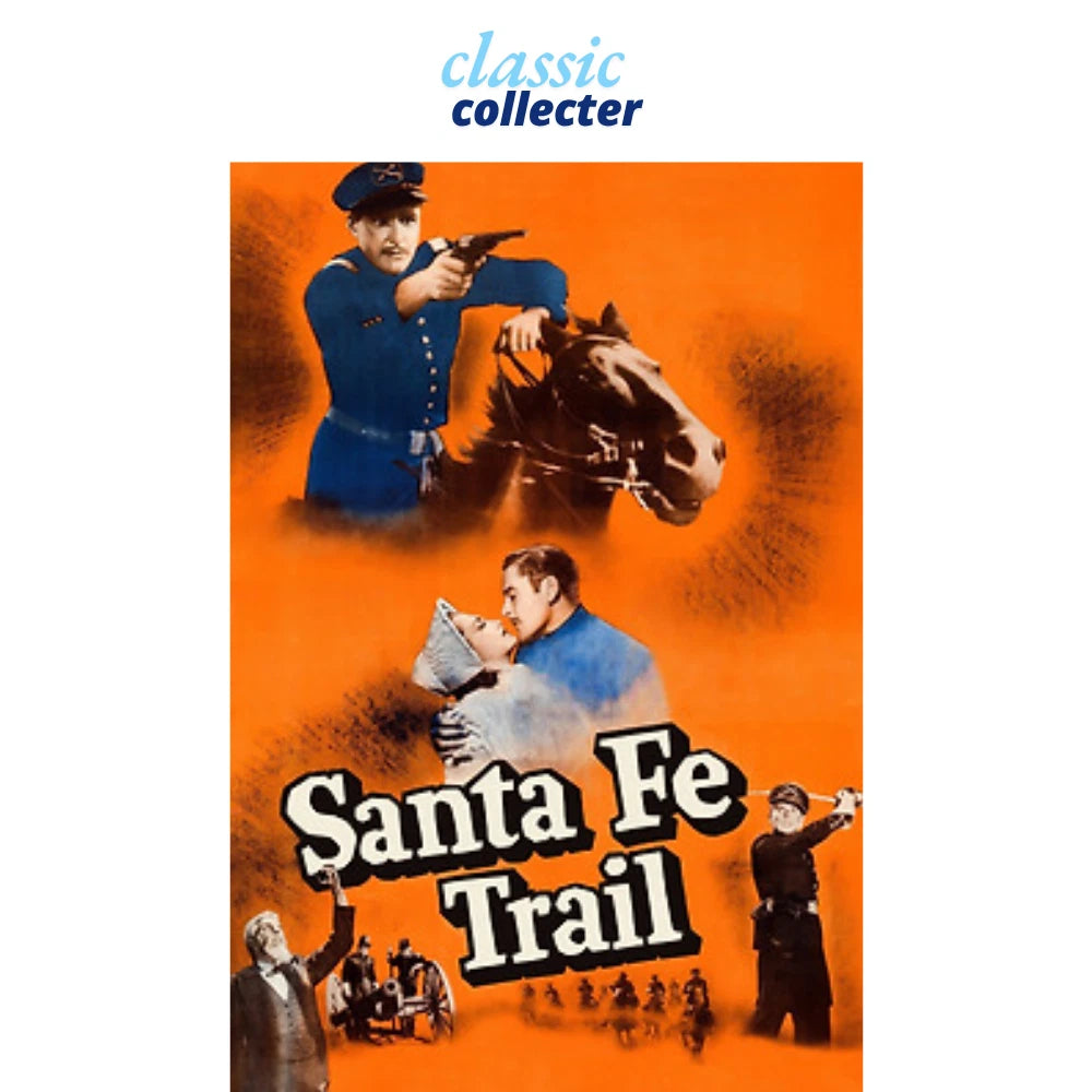 Santa Fe Trail 1940 Classic Western Drama on DVD Public Domain