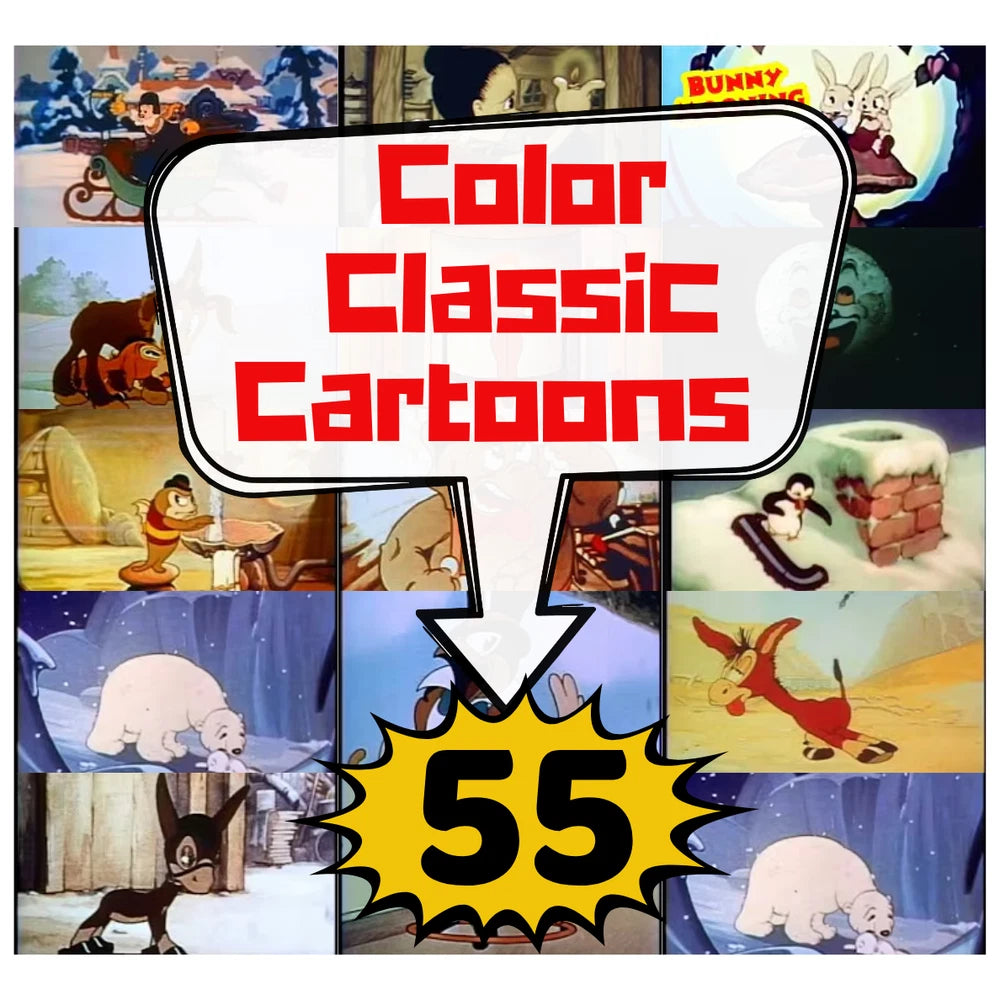 Color Classic Cartoons – 55 Short Films from Fleischer Studios (1934–1940) DVD