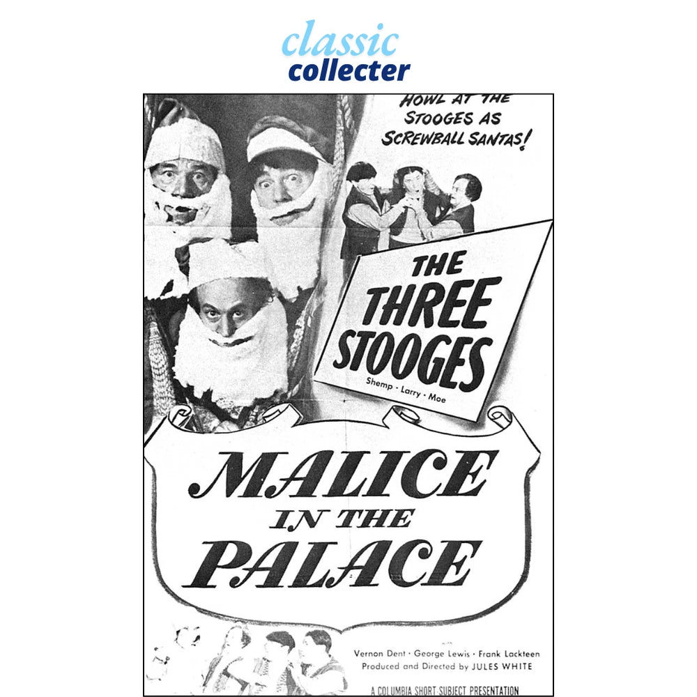 Malice in the Palace 1949 Three Stooges Classic Comedy Short on DVD