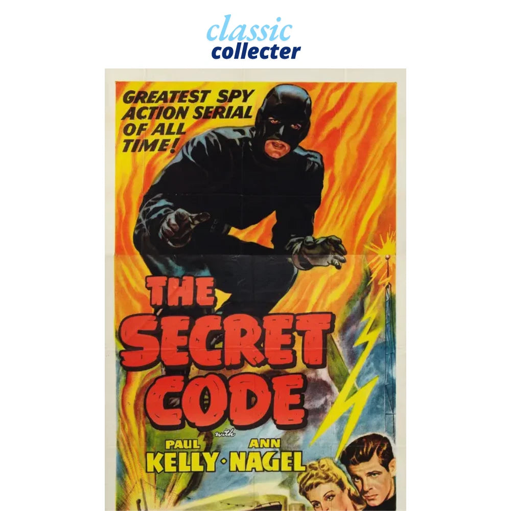 The Secret Code 1942 Classic WWII Spy Adventure Serial 15 Chapters on DVD