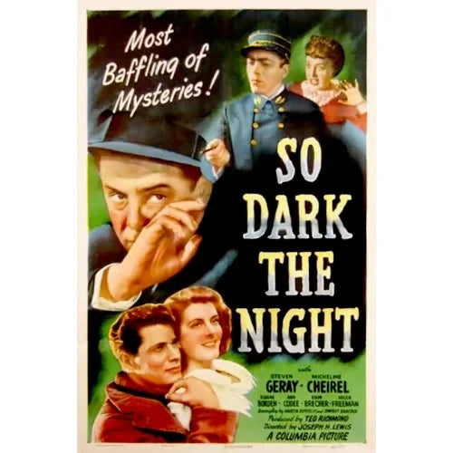 So Dark the Night 1946 Rare Crime Mystery DVD Classic