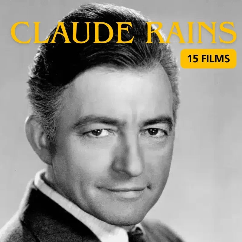 Claude Rains Rare 15 Film Classic Drama Collection DVD Classic