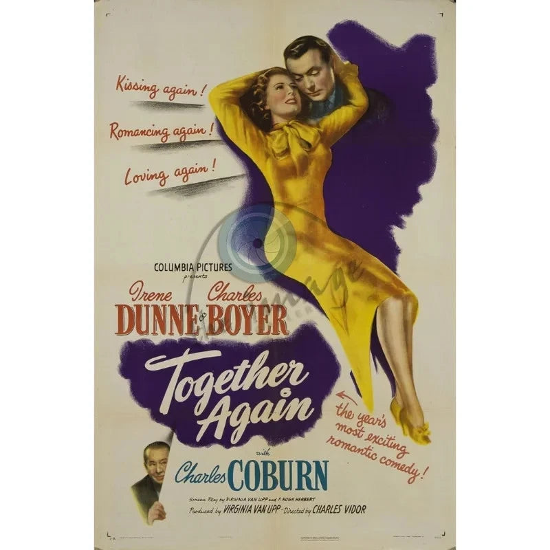 Together Again 1944 Rare Comedy Romance DVD Irene Dunne
