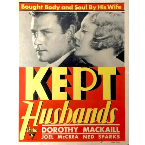 Kept Husbands 1931 Rare Pre-Code Drama DVD Classic