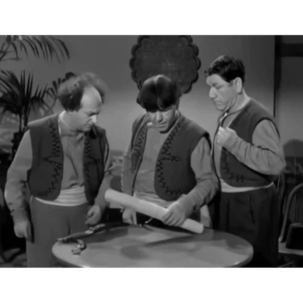 Malice in the Palace 1949 Three Stooges Classic Comedy Short on DVD