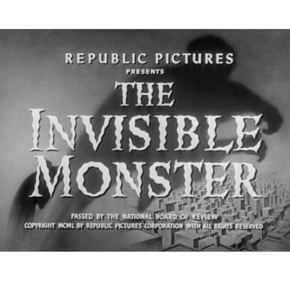 The Invisible Monster (1950) Complete 12-Chapter Republic Serial on DVD
