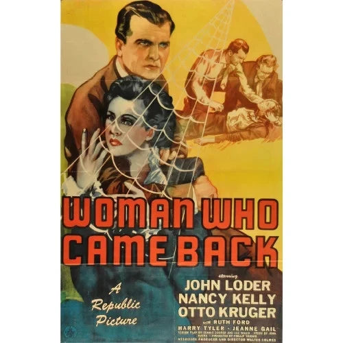 The Woman Who Came Back 1945 Rare Mystery Thriller DVD Classic