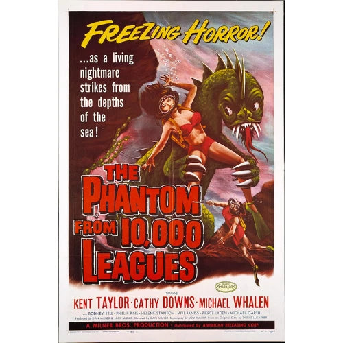 The Phantom from 10,000 Leagues 1955 Rare Science Fiction Horror DVD Classic