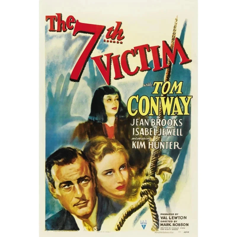 The Seventh Victim 1943 Rare Film Noir Mystery DVD Classic