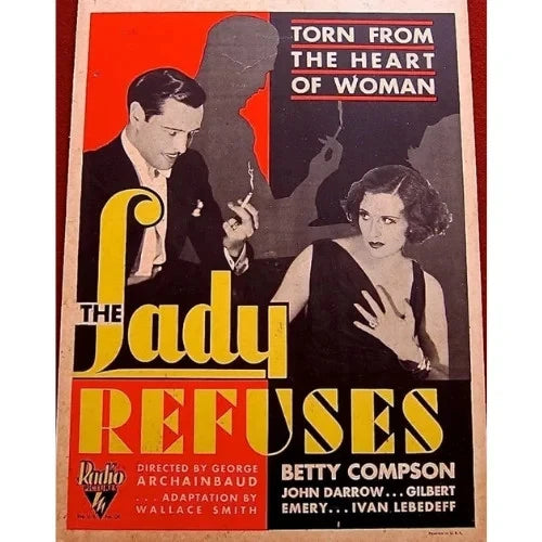 The Lady Refuses 1931 Rare Pre-Code Drama DVD Classic