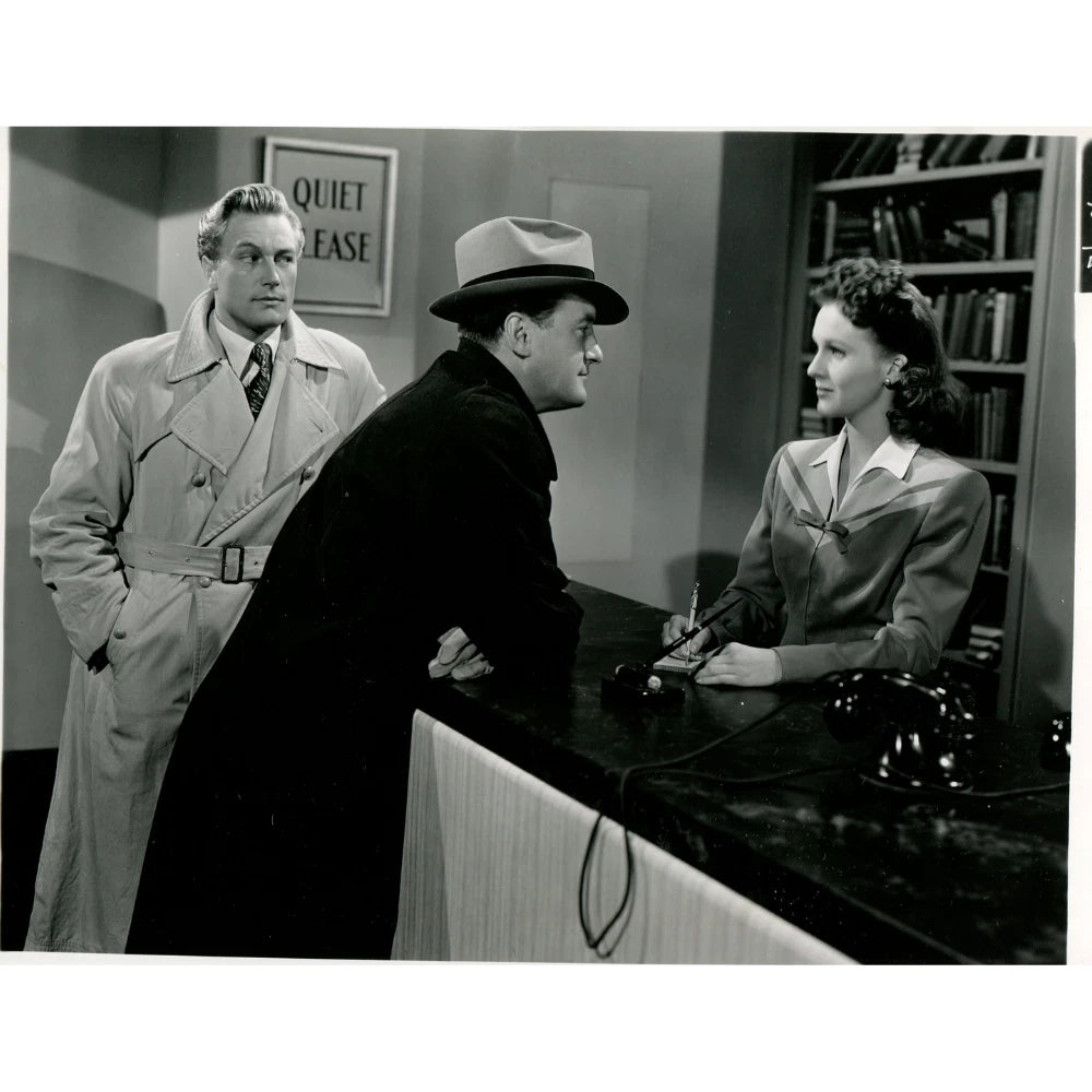 Quiet Please Murder 1942 Classic Film Noir Crime Drama on DVD