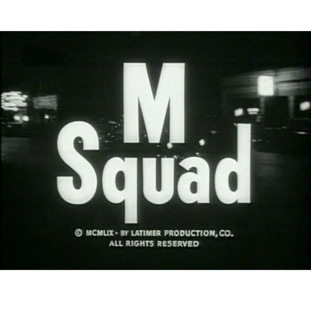 M Squad (1957) Complete 117-Episode Classic Detective Series on USB