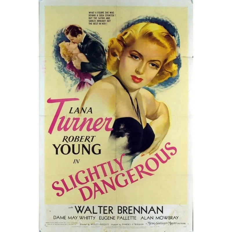 Slightly Dangerous 1943 Rare Film Noir Comedy DVD Lana Turner Classic