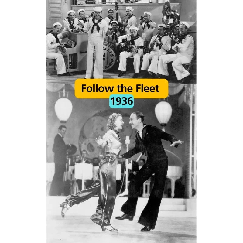 Follow the Fleet 1936 Rare Musical Comedy DVD Classic