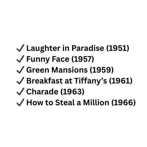 Audrey Hepburn 6 Film Collection 1951–1966 Rare Classic DVD Collection
