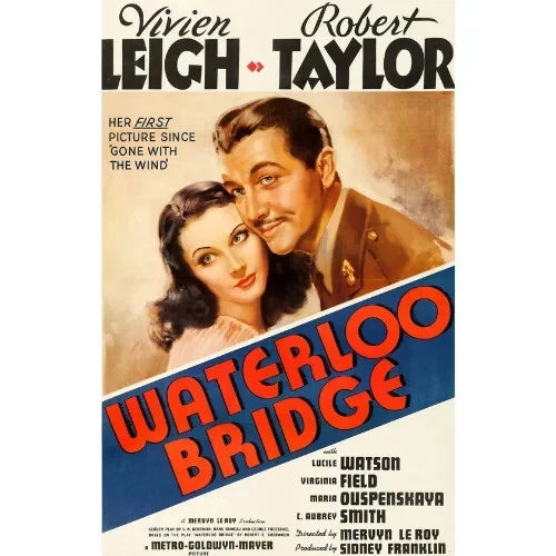 Waterloo Bridge 1940 Rare Romantic Drama DVD Classic